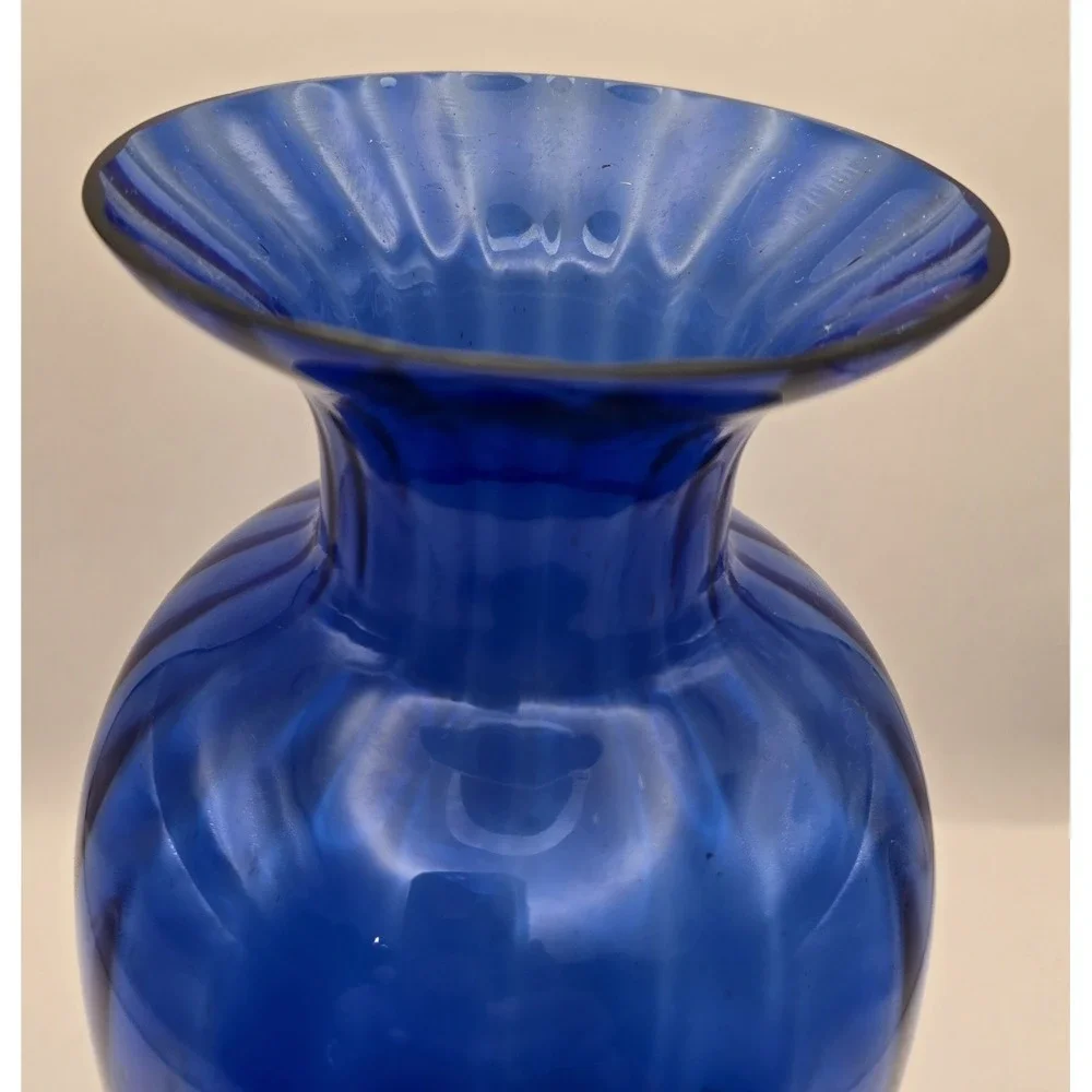 Vintage Vase Colbalt Blue 11.5